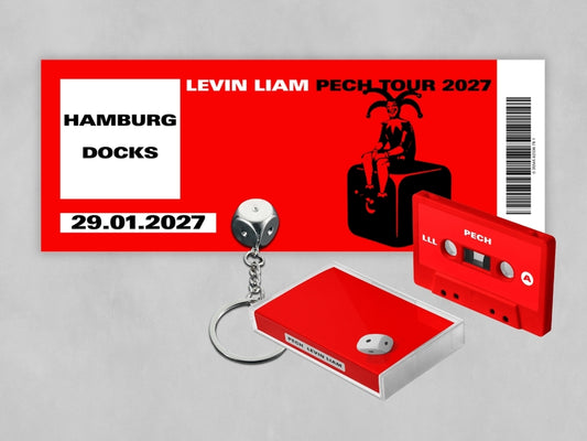 PECH TOUR TICKET - HAMBURG, CASSETTE, KEYCHAIN BUNDLE