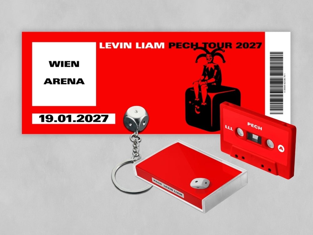 PECH TOUR TICKET - WIEN, CASSETTE, KEYCHAIN BUNDLE