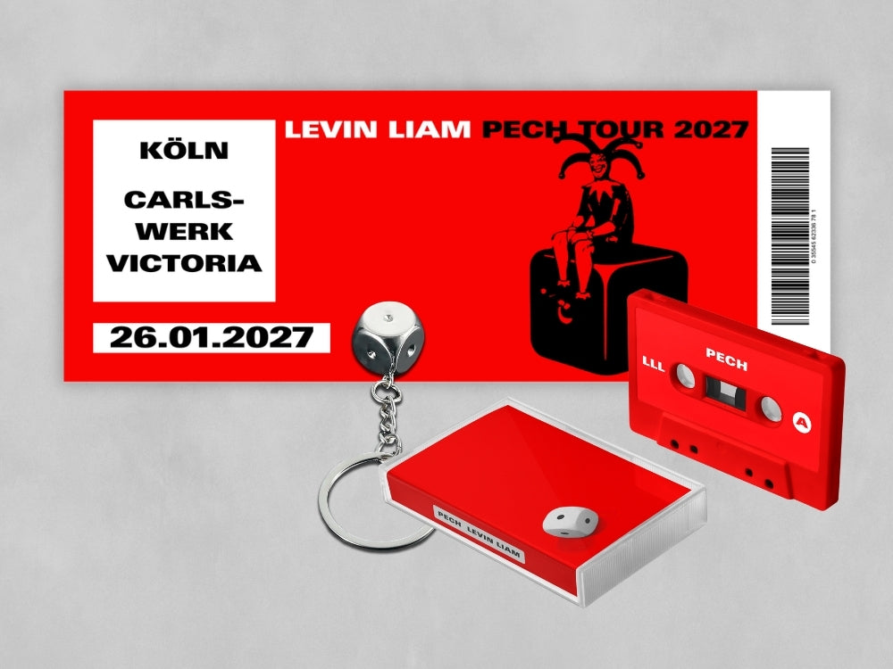 PECH TOUR TICKET - KÖLN, CASSETTE, KEYCHAIN BUNDLE