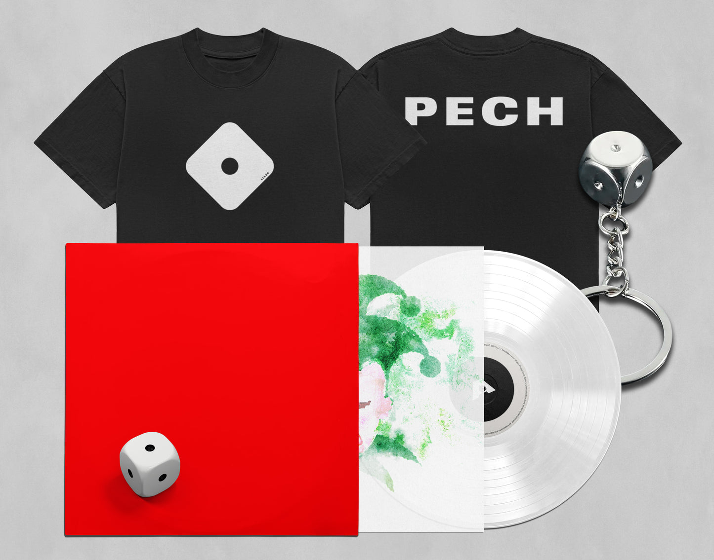 "PECH" VINYL, T-SHIRT, KEYCHAIN BUNDLE